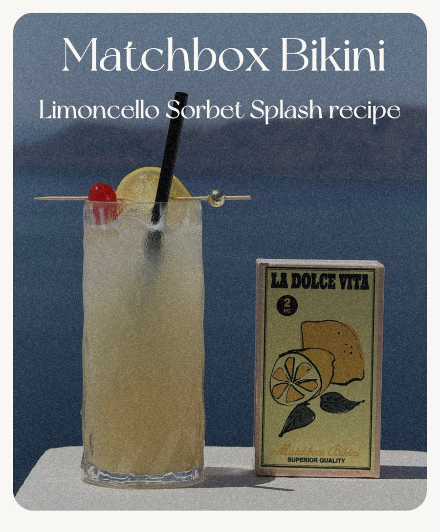 Matchbox Bikini: Limoncello Sorbet Splash Recipe