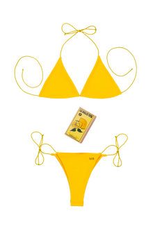 "La Dolce Vita" Shimmer Micro String Bikini