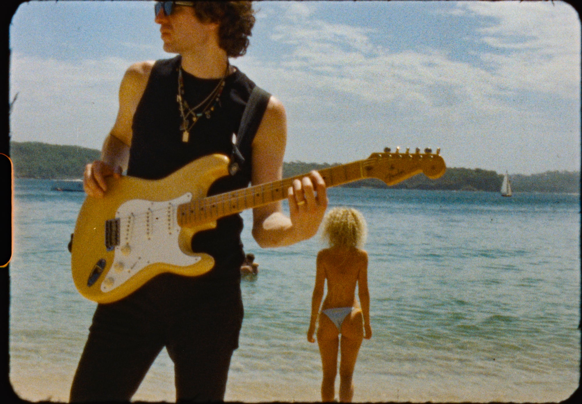 "Sunny Baby" in collaboration with The Kooks Shimmer Micro String Bikini