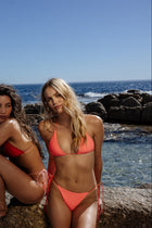 "Peach Bellini" Matte Micro String Bikini