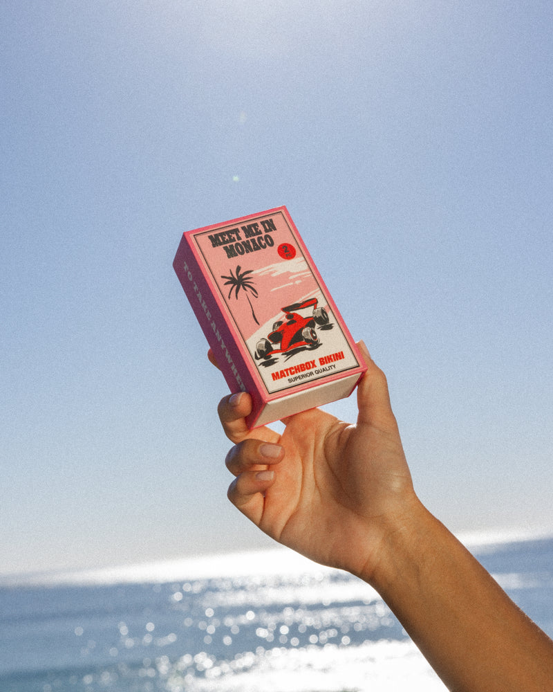 "Meet Me In Monaco" Shimmer Micro String Bikini