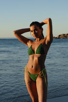 "Tennis Lessons" Matte Micro String Bikini