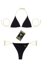 Dirty Martini Ruched Micro String Bikini