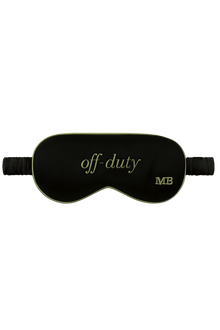 "Off-Duty" Mulberry Silk Sleep Mask