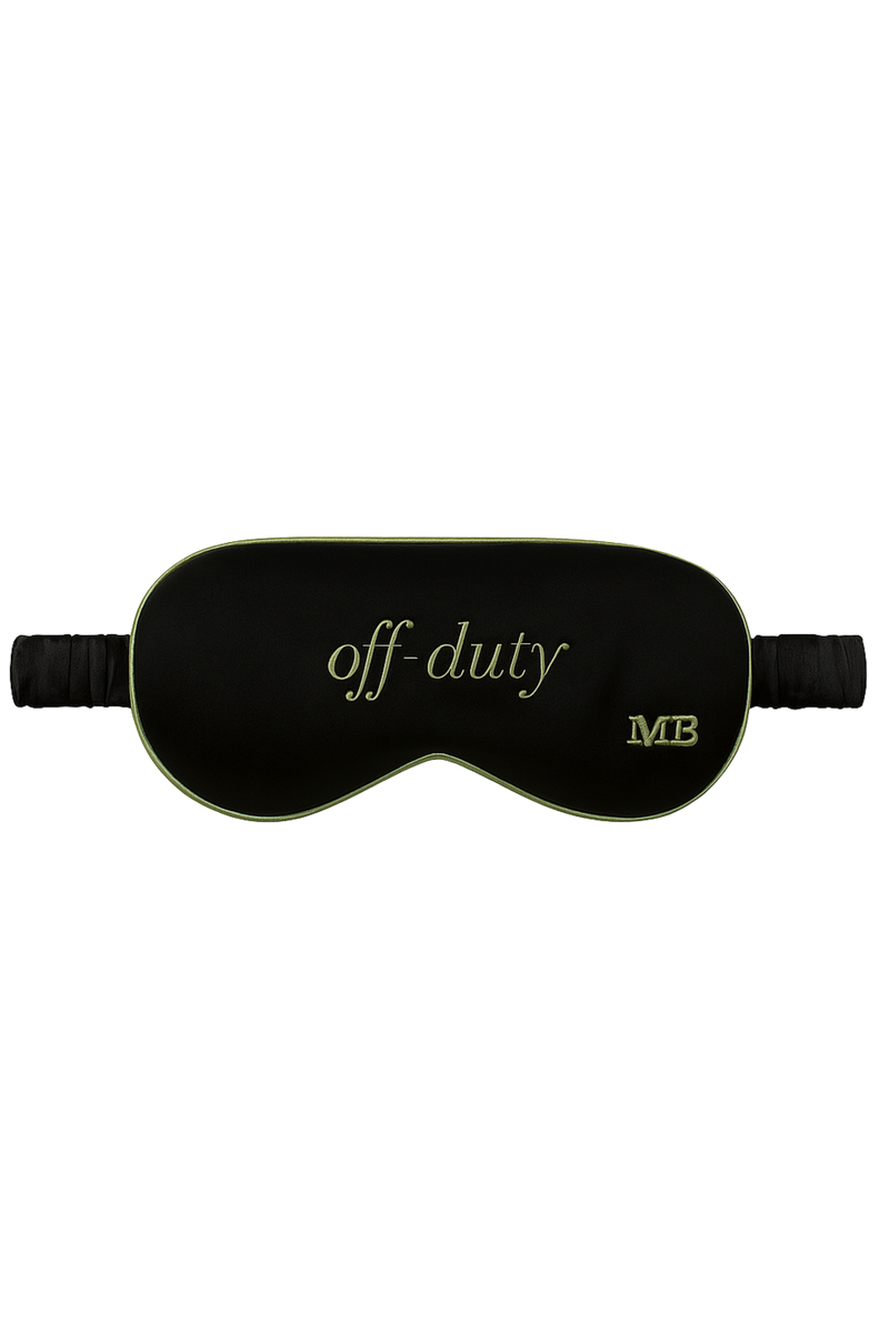 "Off-Duty" Mulberry Silk Sleep Mask